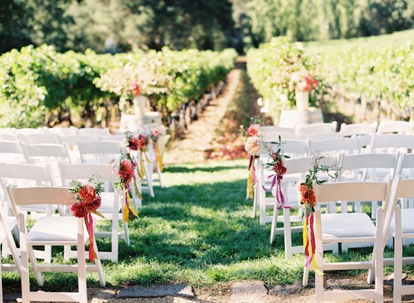 Mariage champêtre vignoble