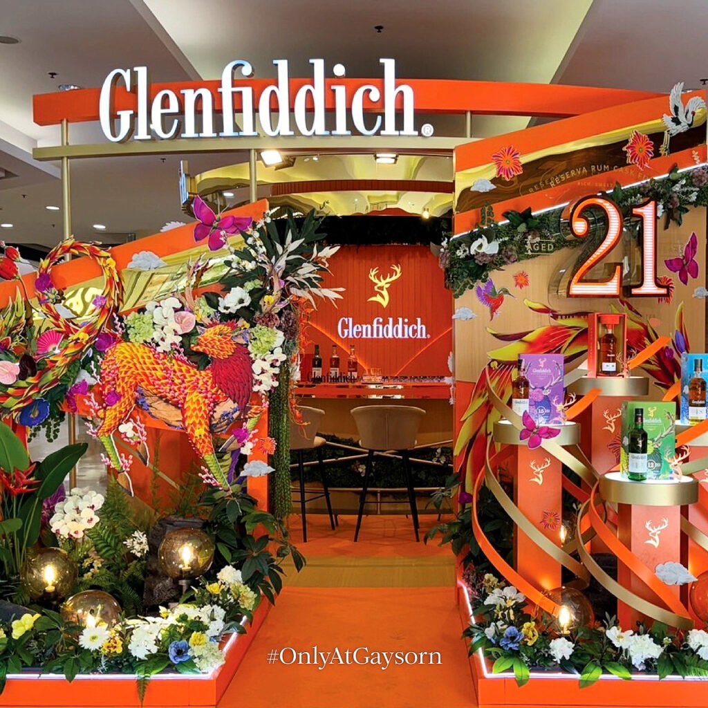 Glenfiddich boutique éphémère au Gaysorn Center à Bangkok, Thaïlande