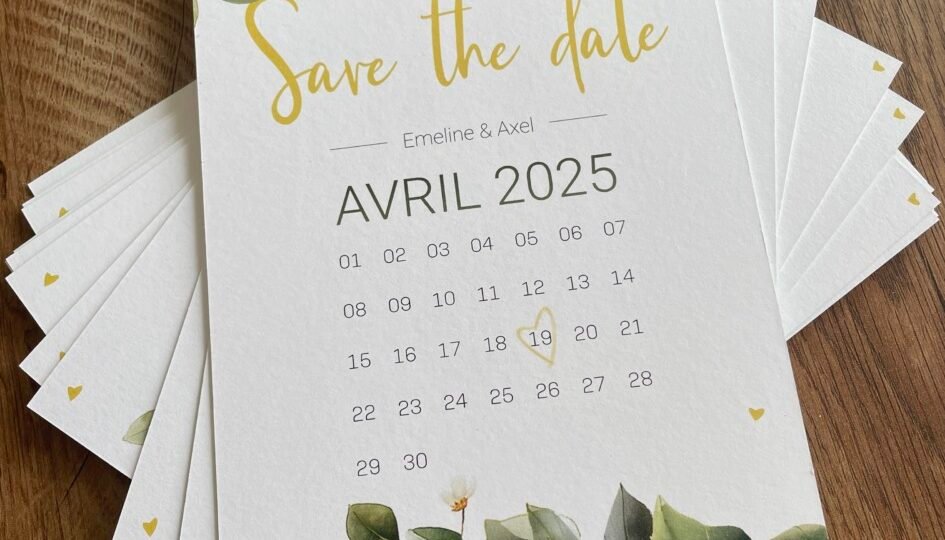 Save The Date au Luxe Epuré